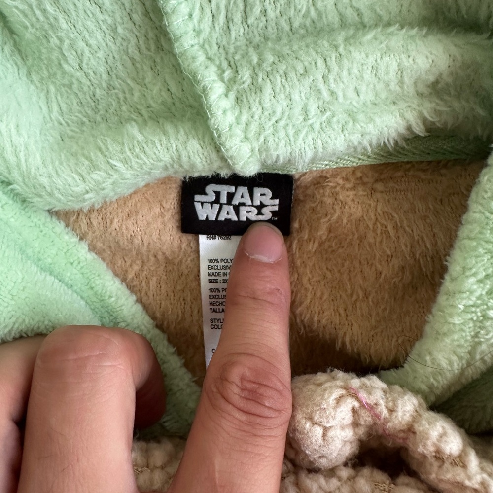 Star Wars Green and Brown Fleece Outfit - Picture 4 of 4